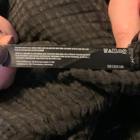 DAILY PRACTICE BY ANTHROPOLOGIE BLACK KYLIE KONA STRAPLESS DRESS - Picture 10 of 15